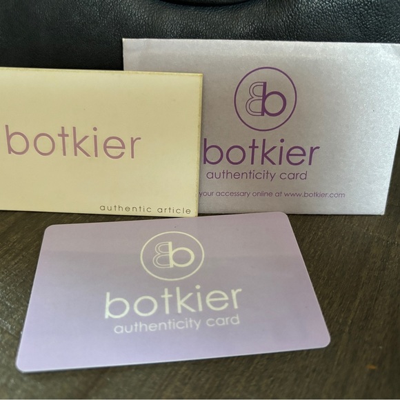 ☀️botkier Large Grey Leather Satchel w/COA NWOT - Picture 8 of 8